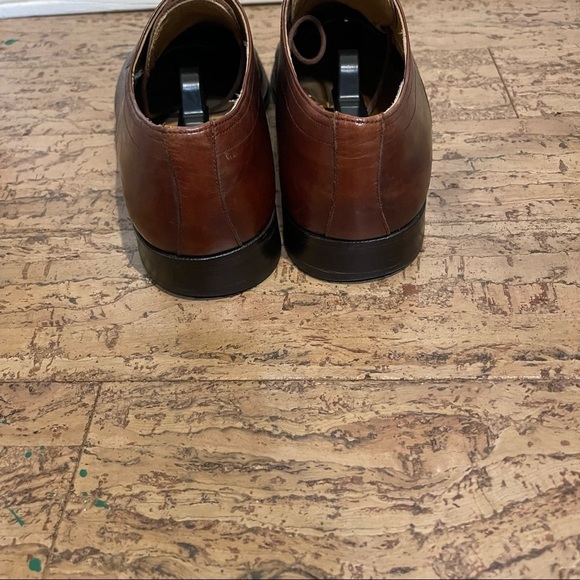 Mezlan Noci Brown Leather Split Toe Oxfords Sz 9 - Picture 5 of 6